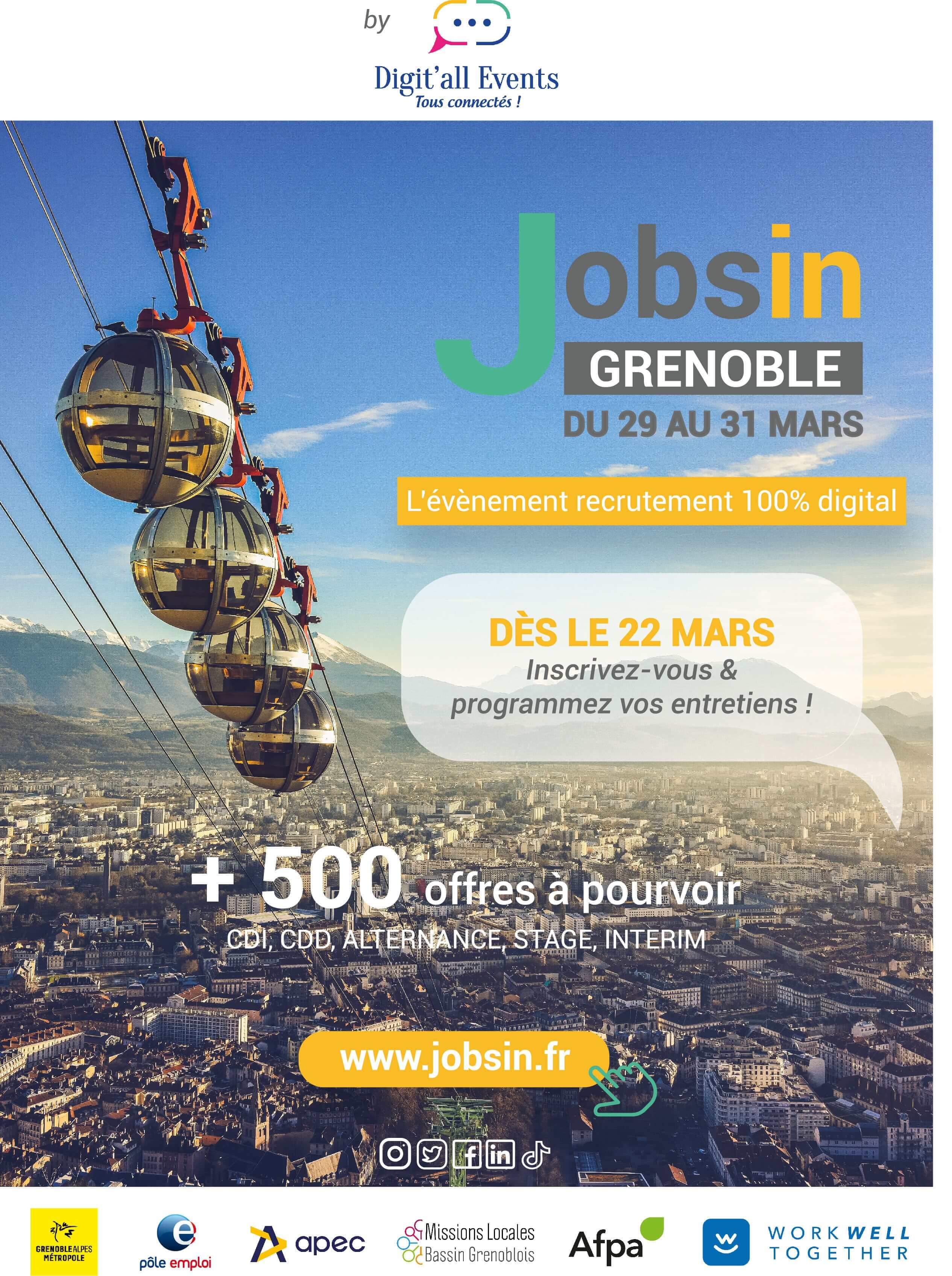 Jobs In Grenoble – 100% virtuel